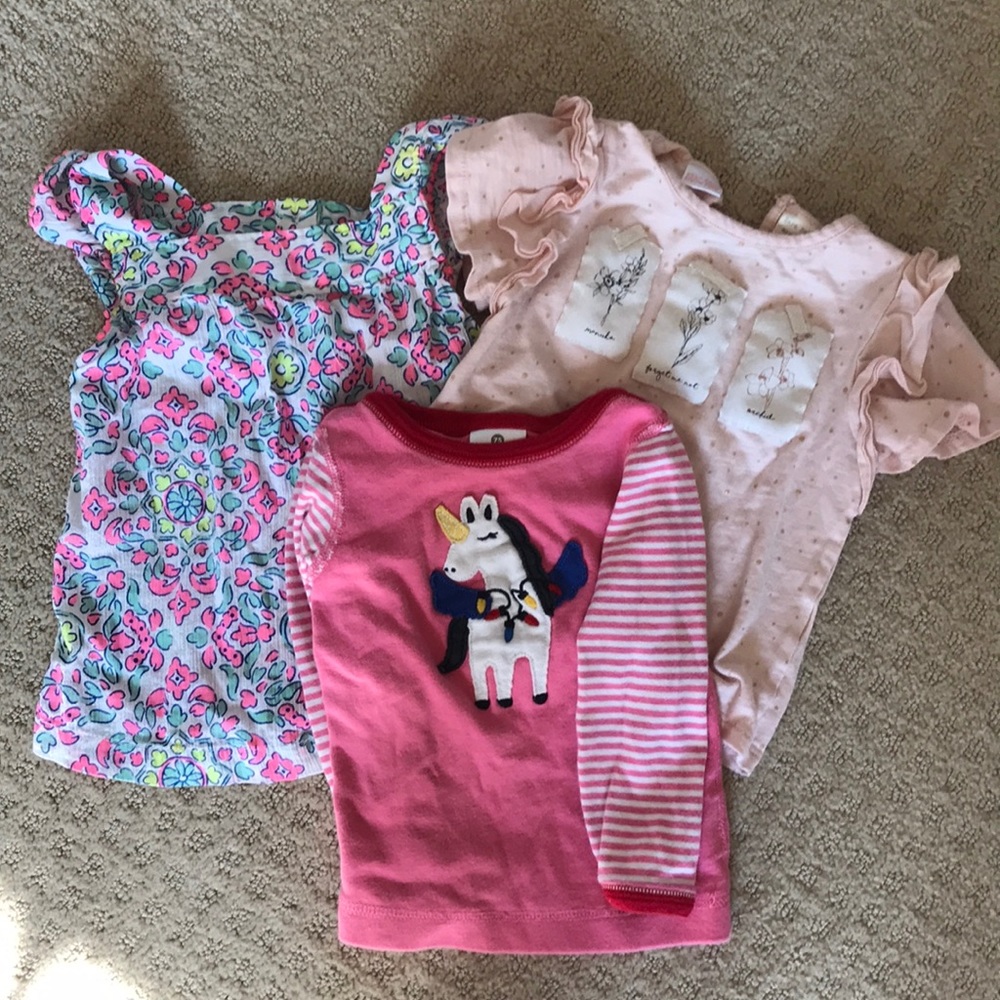 Bundle of Zara, Hanna Andersson baby tops